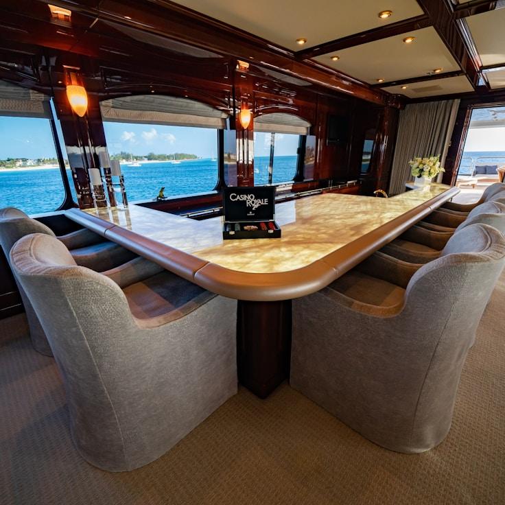 Corporate retreat on yacht